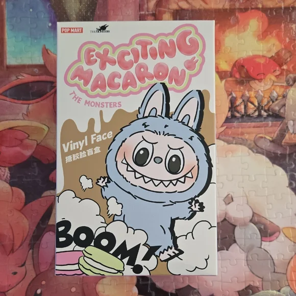 Exciting Macaron Labubu Vynil Plush Pendant Blind Box - Picture 1 of 5